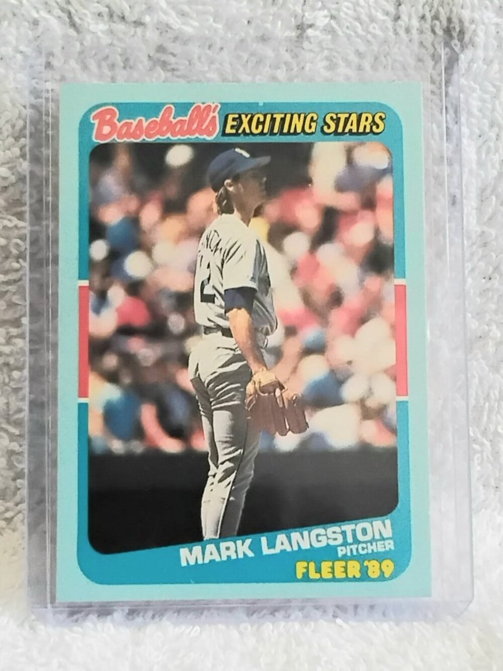 5/$20 Mint 1989 Fleer Mark Langston Baseball's Exciting Stars MLB Card 29!!
